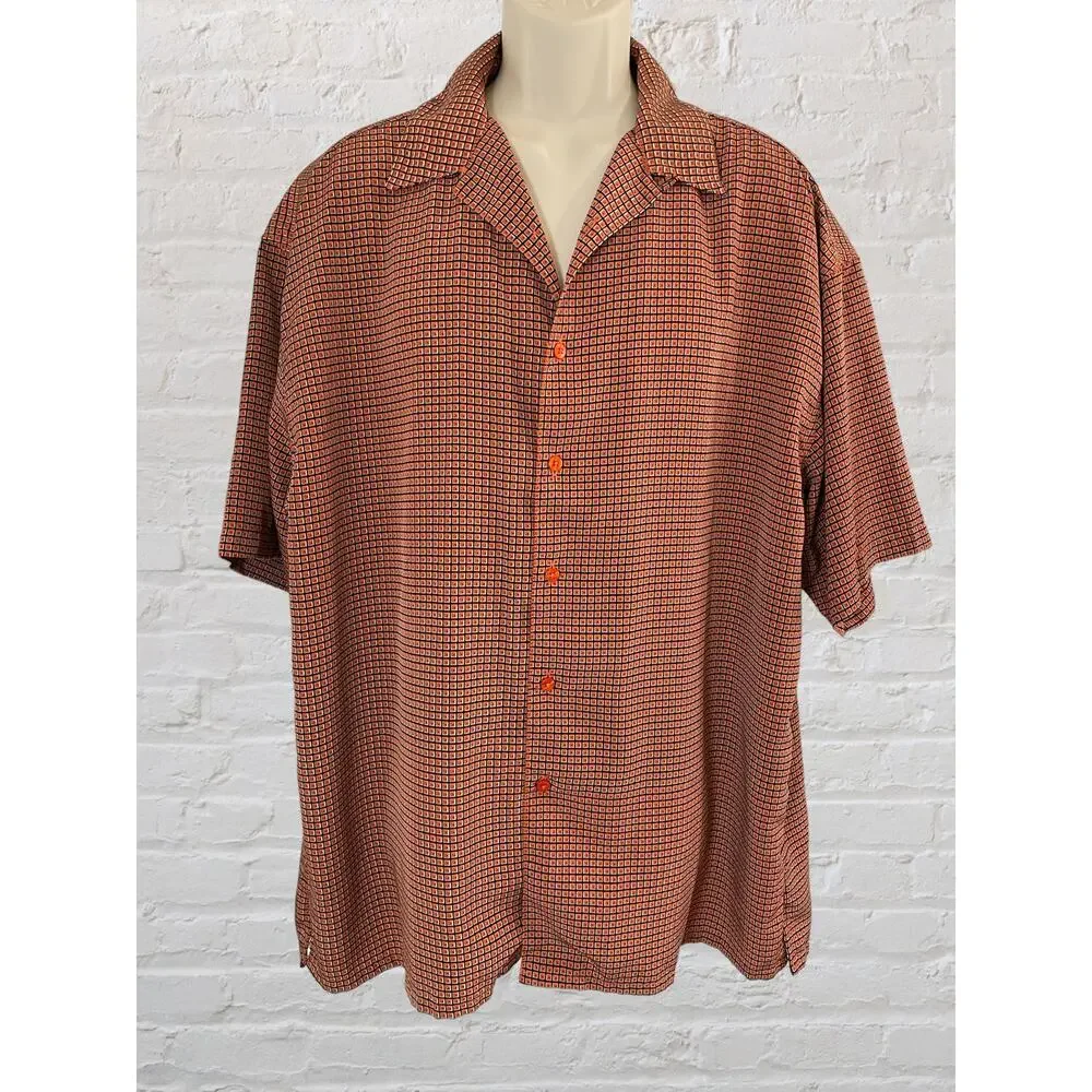 Men's 2 piece Resort/Swim Set. Big Tall XL, Button up &‎ reversible shorts, NWOT